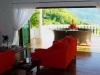 informal lounge and balcony